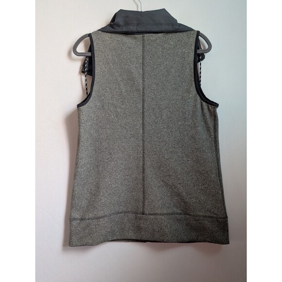 Under Armour Vest UA Womens Medium Survivor Hybrid Cold Gear Full Zip Gray Black - Picture 10 of 15